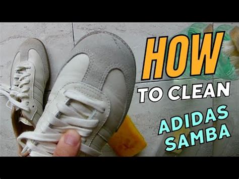 how to clean adidas sambas